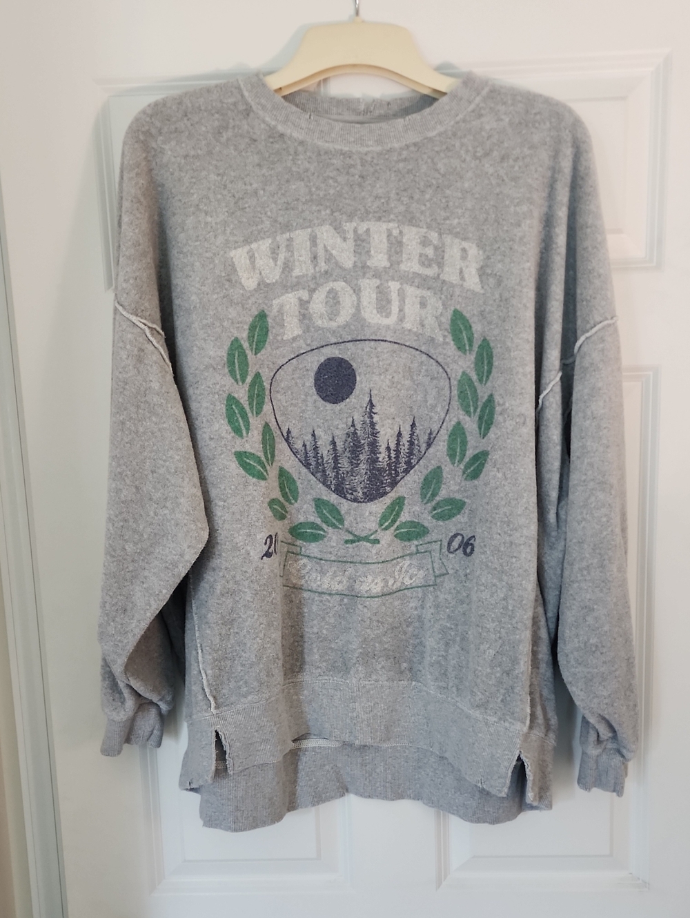 aerie Heather Gray Crew Sweatshirt